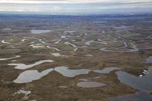 National Petroleum Reserve-Alaska from the air