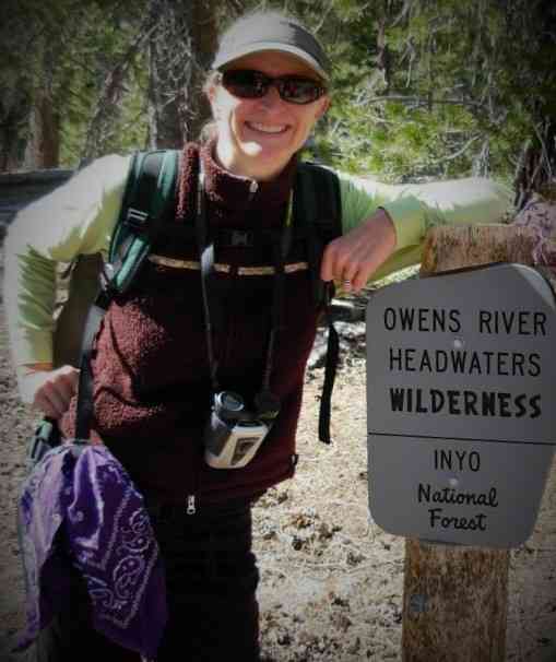 Pam Flick at Owens River Headwaters Wilderness