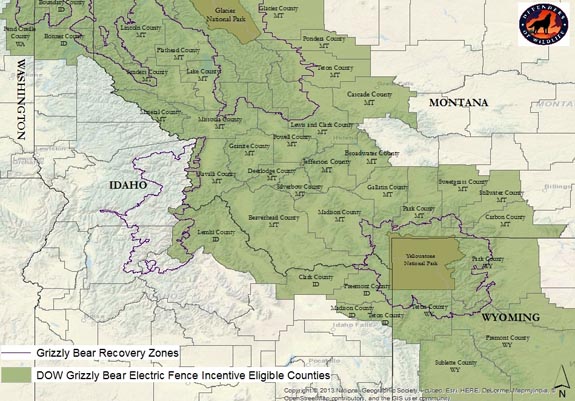 2015 Electric Fence Eligible Counties 2015 Electric Fence Eligible Counties